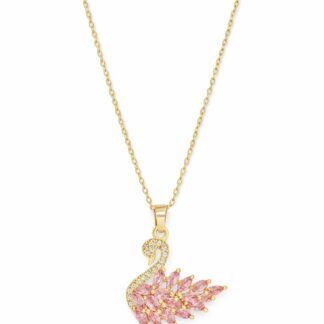 Stainless Steel Swan Necklace For Women